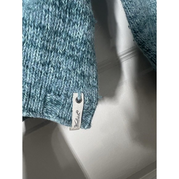 Woolrich quarter 1/4 zip sweater size medium blue - Picture 5 of 8